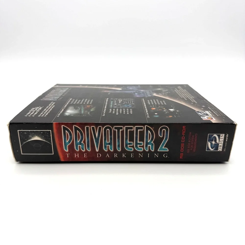 Privateer 2 The Darkening PC Game 1996 Big Box Complete Origin Wing Commander